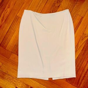Ann Taylor Lined Cream Skirt Size 8